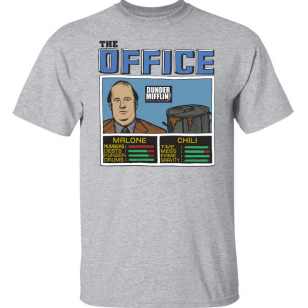 Aaron Rodgers The Office Jam Kevin Malone And Chili Shirt