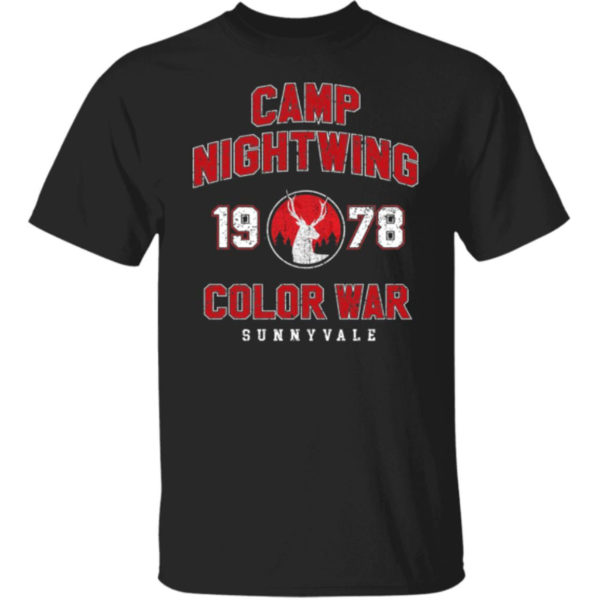 Camp Nightwing Color War 1978 Sunnyvale Shirt