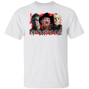 Halloween Horror Movies Characters The Boys Of Fall Bleached Shirt