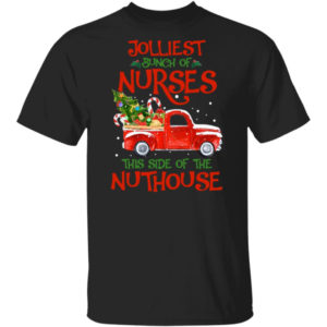 A Bunch Of A Nurses This Side Of The Nuthouse Christmas Shirt