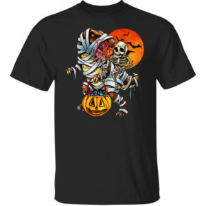 Halloween Dinosaur Skeleton Shirt