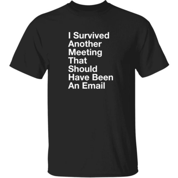 I Survived Another Meeting That Should Have Been An Email Shirt