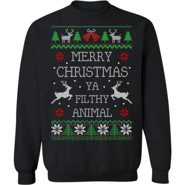 Merry Christmas Animal Filthy Ya Sweatshirt
