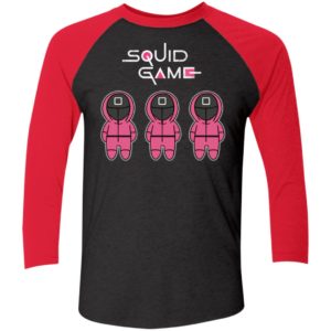 Squid Game Pink Sleeve Raglan Shirt