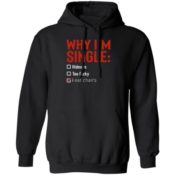 Why I'm Single Hideous Too Picky I Eat Chairs Hoodie