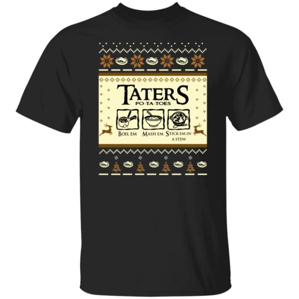 Lord Of The Rings Taters Potatoes Christmas Shirt