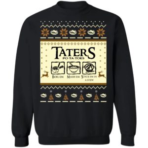 Lord Of The Rings Taters Potatoes Christmas Sweatshirt