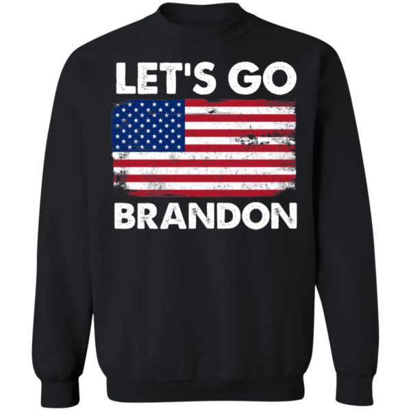 Let's Go Brandon American Flag Retro Sweatshirt