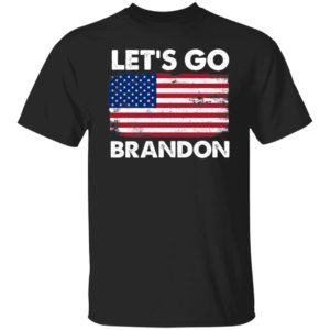 Let's Go Brandon American Flag Retro Shirt