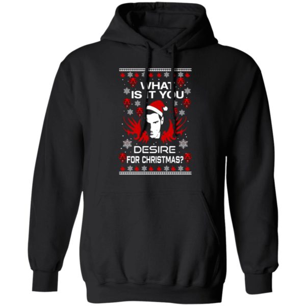 Lucifer What Is It You Desire For Christmas Hoodie