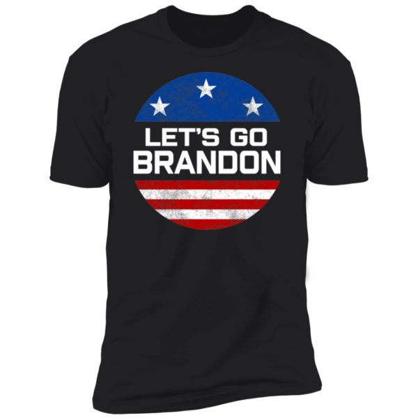 Let's Go Brandon American Flag Premium SS T-Shirt
