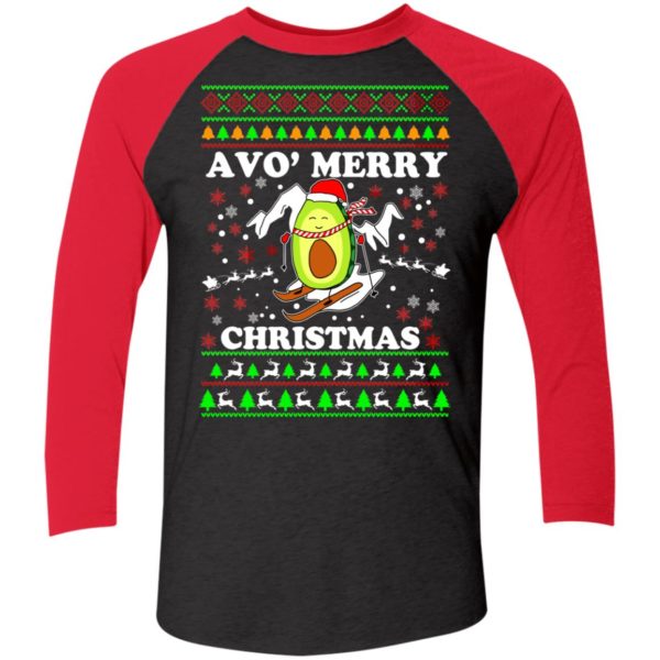 Avo Merry Christmas Sleeve Raglan Shirt