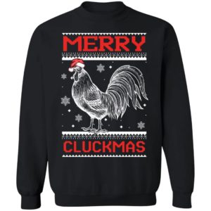Merry Cluckmas Christmas Sweatshirt