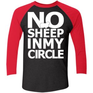No Sheep In My Circle Sleeve Raglan Shirt
