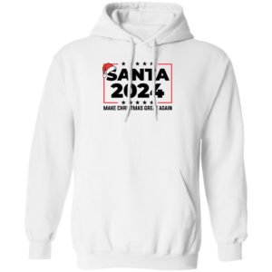 Santa 2024 Make Christmas Great Again Hoodie