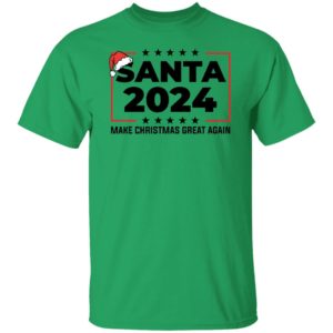 Santa 2024 Make Christmas Great Again Shirt