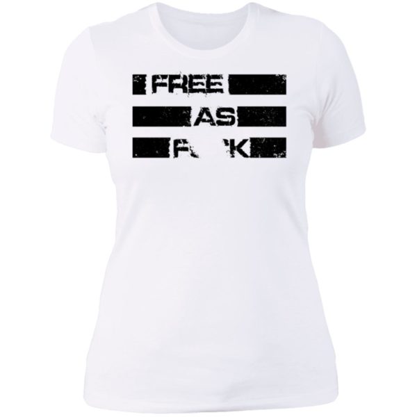 Kyle Rittenhouse Free As F Ladies Boyfriend Shirt