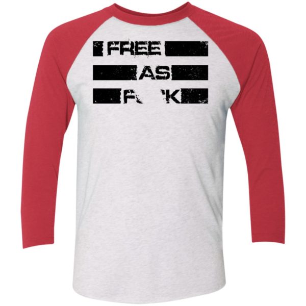 Kyle Rittenhouse Free As F Sleeve Raglan Shirt