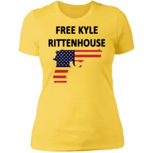Free Kyle Rittenhouse Ladies Boyfriend Shirt