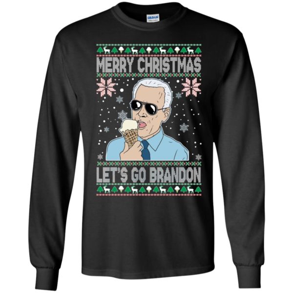 Biden Merry Christmas Let's Go Brandon Long Sleeve Shirt