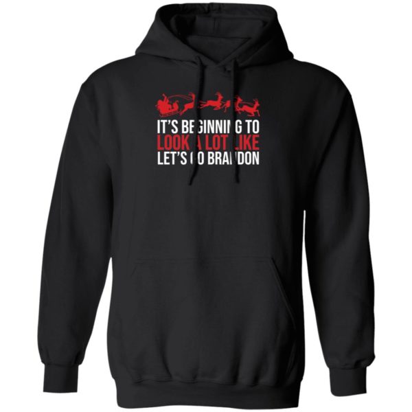 It's Beginning To Look A Lot Like Let's Go Brandon Christmas Hoodie