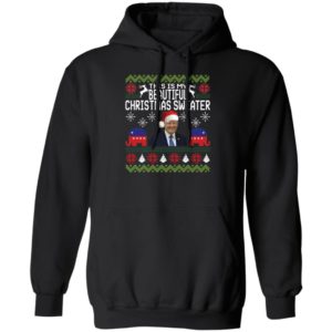 Trump This Is My Beautiful Ugly Christmas Sweater Let's Go Brandon Hoodie