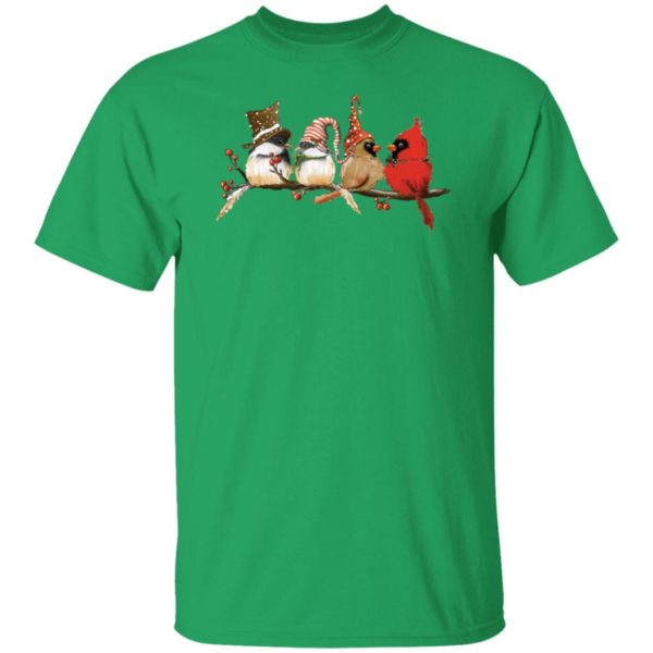 Cardinals Chickadees Christmas Shirt