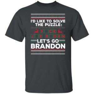I'd Like To Solve The Puzzle Joe Biden Christmas Shirt