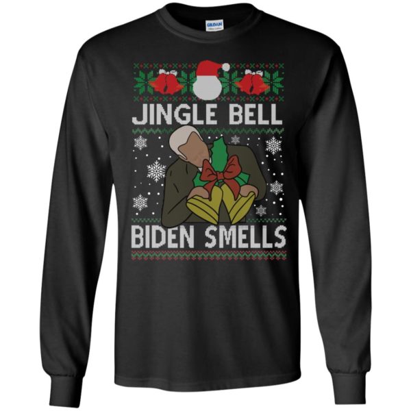 Jingle Bells Biden Smells Christmas Long Sleeve Shirt