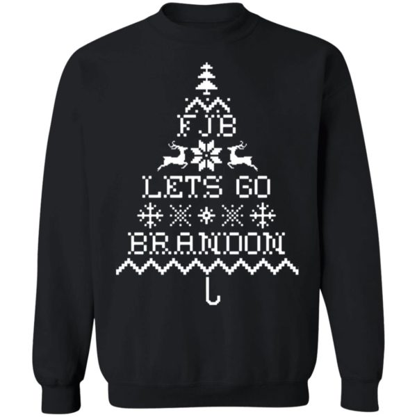 FJB Let's Go Brandon Christmas Tree Sweatshirt