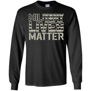 Jason Aldean Military Lives Matter Long Sleeve Shirt