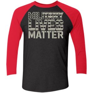 Jason Aldean Military Lives Matter Sleeve Raglan Shirt