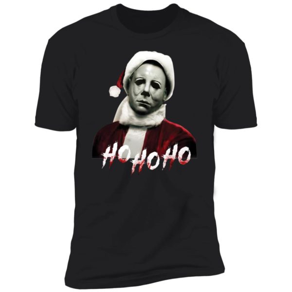 Ho Ho Ho Michael Myers Christmas Premium SS T-Shirt