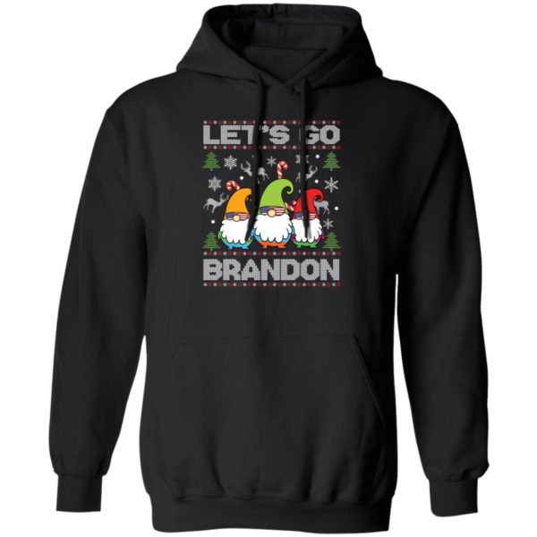 Gnome Let's Go Brandon Christmas Hoodie