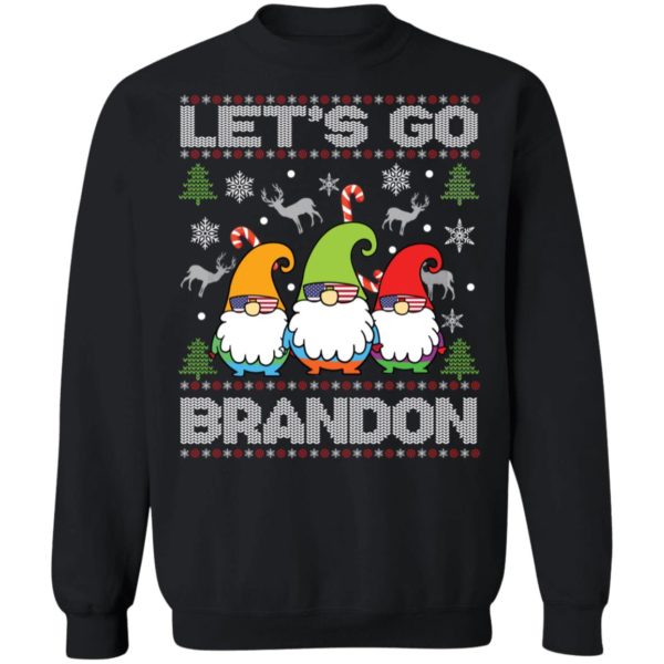 Gnome Let's Go Brandon Christmas Sweatshirt