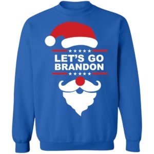 Santa Let's Go Brandon Christmas Sweatshirt