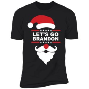 Santa Let's Go Brandon Christmas Premium SS T-Shirt