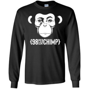 98 Percent Chimp Let's Go Darwin Long Sleeve Shirt