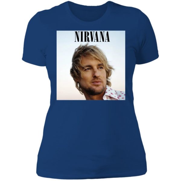 Owen Wilson Nirvana Ladies Boyfriend Shirt