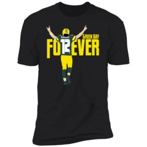 Aaron Rodgers 12 Green Bay Forever Premium SS T-Shirt