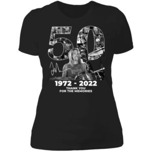 Taylor Hawkins 1972 2022 Thank You For The Memories Ladies Boyfriend Shirt
