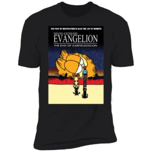 Garfield Neon Genesis Evangelion The End Of Garfield Gelion Premium SS T-Shirt