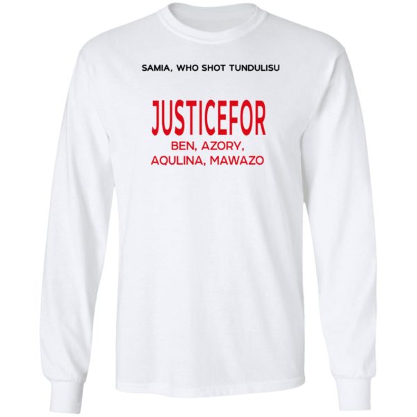 Justice For Ben Azory Aqulina Mawazo Long Sleeve Shirt