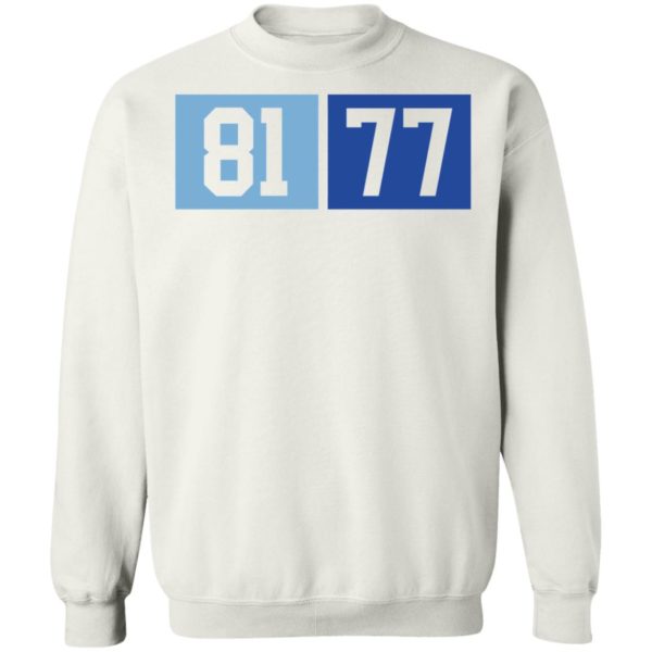 North Carolina Tar Heels 81 77 Sweatshirt