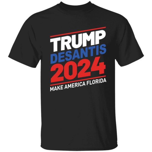 Trump Desantis 2024 Make America Florida Shirt