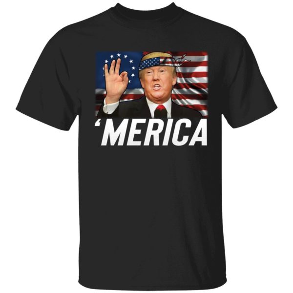 Trump Merica 1776 Betsy Ross Flag Shirt
