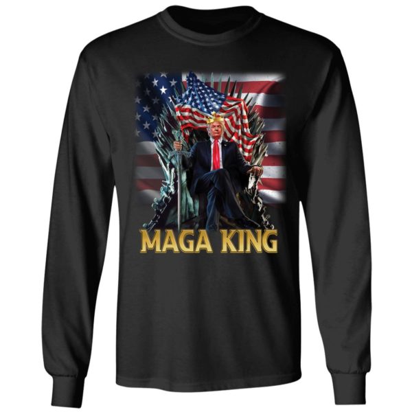 Trump The Great Maga King Long Sleeve Shirt