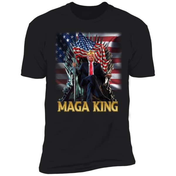 Trump The Great Maga King Premium SS T-Shirt