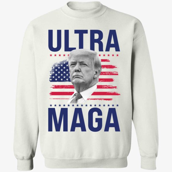 Trump Ultra Maga Usa Flag Sweatshirt