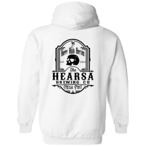 [Back] Isn't Happy Hour Anytime That's Hearsay Brewing Co Mega Pint Est 2022 Hoodie